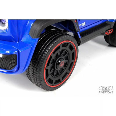 Детский электромобиль RiverToys Z777ZZ синий