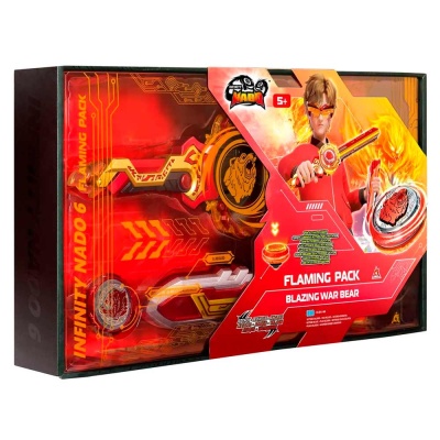 Игрушка Волчок Flaming Pack Blaz Bear Эпик Лончер Infinity Nado 42980 3