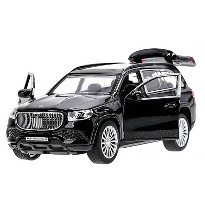 Машина металлическая инерционная Mercedes Benz Gls Maybach 12 см Технопарк MAYBCHGLS-12-BK