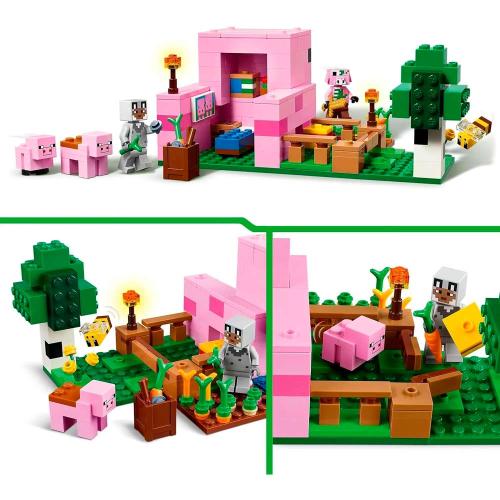 Конструктор Lego Minecraft 21268 Домик поросёнка фото 2