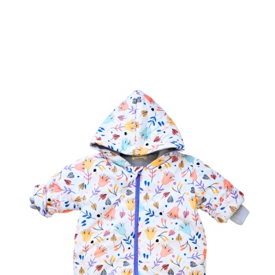 Комбинезон демисезонный Цветы Чуди Кидс 123424 белый 03