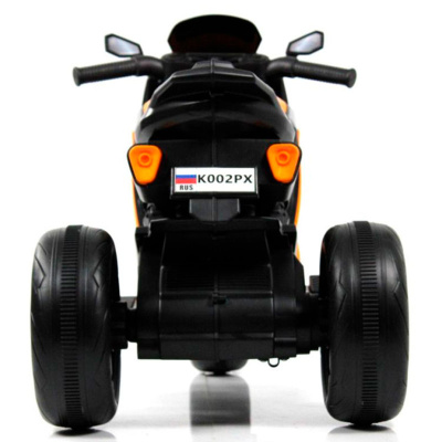 Детский электротрицикл RiverToys K002PX желтый