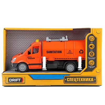 Автомобиль Мусоровоз инерционный свет звук Veld Co 118478