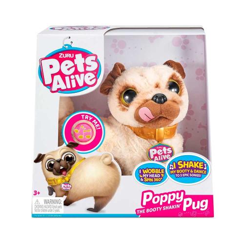 Мягкая интерактивная игрушка Pets Alive Мопс Zuru 9521 фото 5