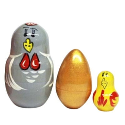 Матрёшка 4 в 1Сказка Золотое яичко RNToys Д-321 3