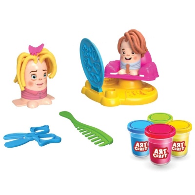 Набор для лепки AЯT CRAFT Веселый парикмахер Art Sand 03458 02
