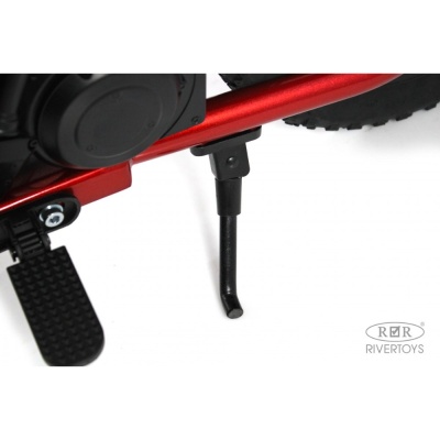 Детский электромотоцикл RiverToys A001AA красный