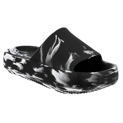 Сланцы детские для девочки и мальчика Kenka DGY_3415_black-white 1