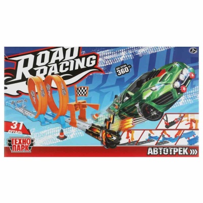Игровой набор Автотрек Road Racing Технопарк RR-TRK-210-R 04