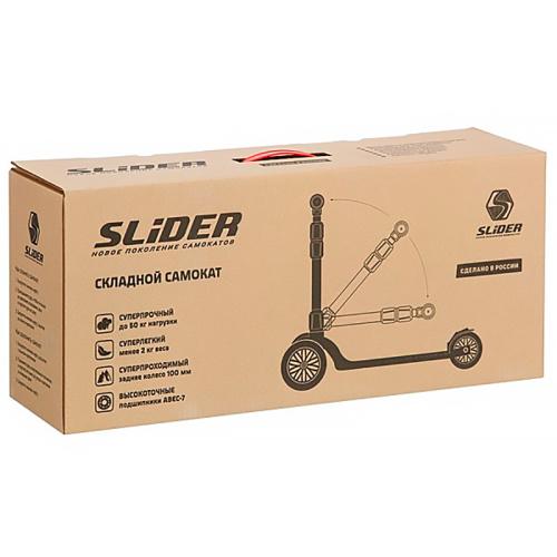 Самокат трехколесный складной светящиеся колеса Slider Stile1LP фото 5