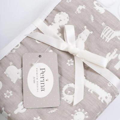 Плед детский Зверюшки Perina ПЛ-01.4 песочный 05