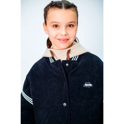 Куртка бомбер для девочки Deloras 22310 черная 5