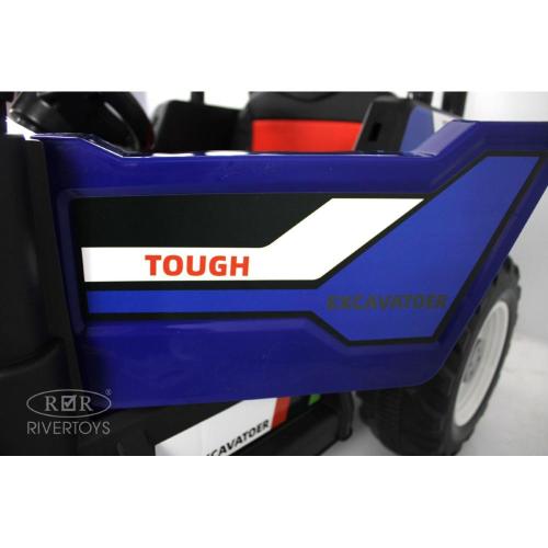 Детский электромобиль RiverToys B222CP синий фото 14