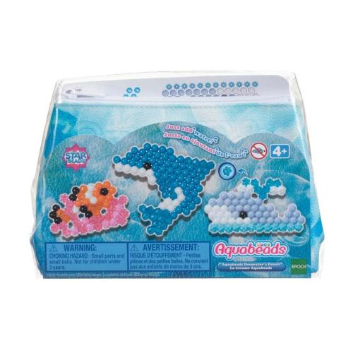 Набор для творчества аквамозаика Пенал дизайнера Морская жизнь Aquabeads 31855 фото 2