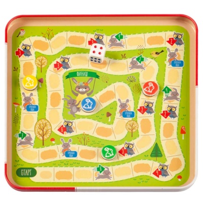 Настольная магнитная игра Приключения зайчонка День рождения слоненка Десятое Королевство 04912