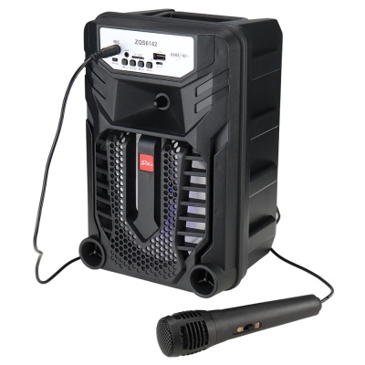 Портативная колонка с микрофоном и пультом управления Моя дискотека Miland ПКЛ-0809 2