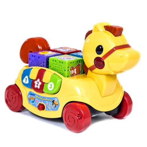 Развивающая игрушка-каталка Обучающий пони Vtech 80-111126 фото 2