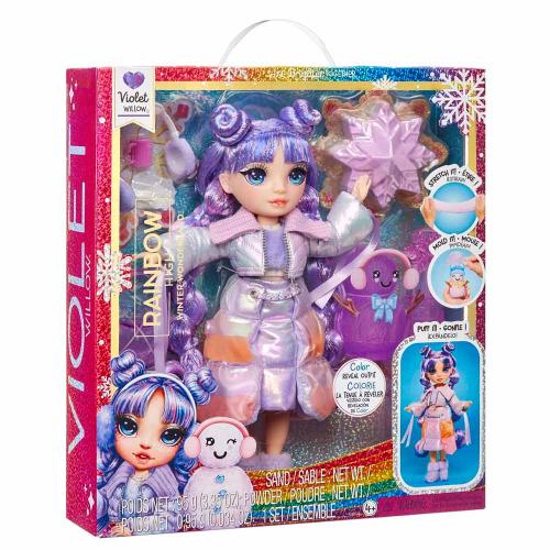 Кукла Winter Wonderland Виолет Рейнбоу Хай 28 см MGA 62664 фото 4