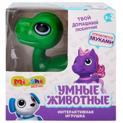Интерактивная игрушка Умные животные Динозаврик Mioshi MAC0601-048 