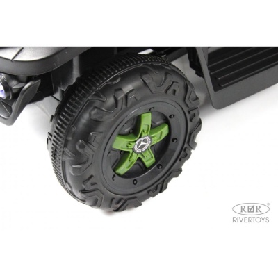 Детский электромобиль RiverToys G005GG зелёный
