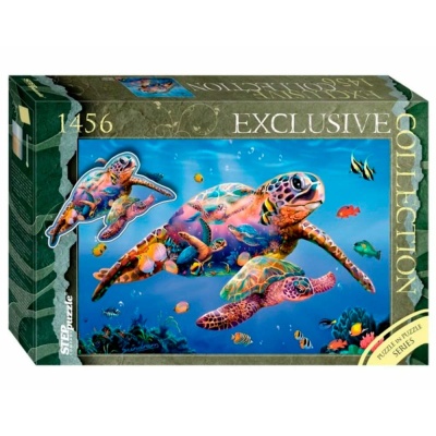 Пазл в пазле Черепахи 57 х 85 см 1456 элементов Step puzzle 83506 3