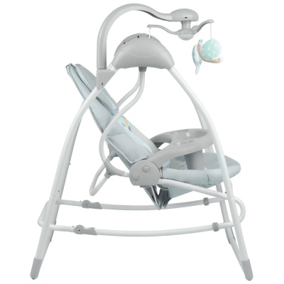 Электронные качели Fresh 0-15 кг 12 мелодий 5 скоростей Indigo голубой 2 Электронные качели Fresh 0-15 кг 12 мелодий 5 скоростей Indigo голубой 2