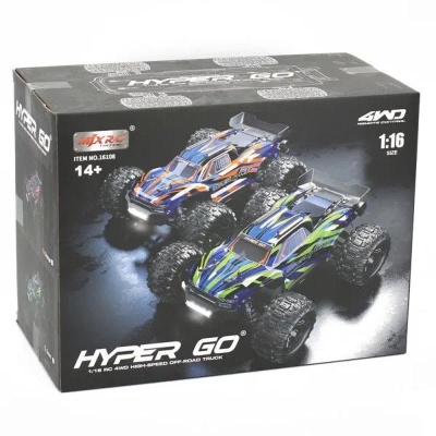 Машинка на радиоуправлении MJX Hyper Go 4WD RTR MJX-16108 оранжевый
