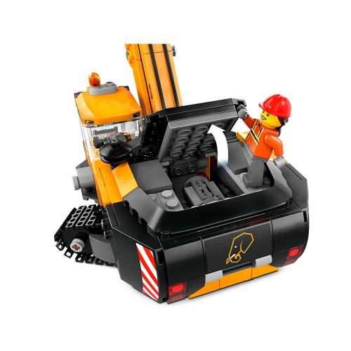 Конструктор Lego City 60420 Жёлтый строительный экскаватор фото 4