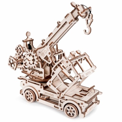 Конструктор 3D деревянный Кран ЛТ-18С 117 деталей Lemmo 0143 2