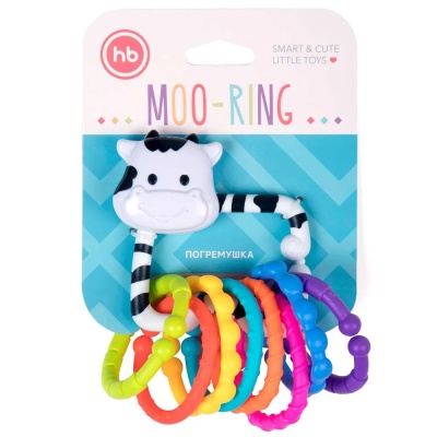 Погремушка Moo-ring Happy Baby 330086 3