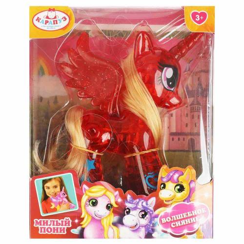 Интерактивная игрушка Милый пони Единорог Карапуз PONY2024718-PINK-RU фото 2