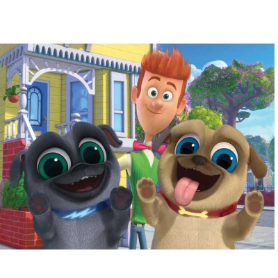 Игрушка-головоломка пазл 3D Дружные мопсы Prime 3D 13934 1