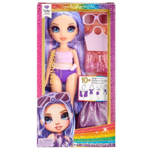 Кукла Виолет Виллоу Swim 28 см Rainbow High 42672 фото 3