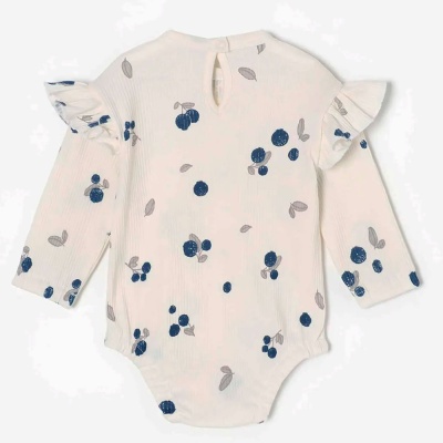 Боди с воланами Blueberry Крошка Я 9834345 молочное 2