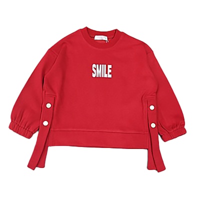 Свитшот для девочки Colabear 683856 красный 1