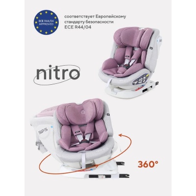 Детское автокресло Rant Nitro UB619 Grey/Pink