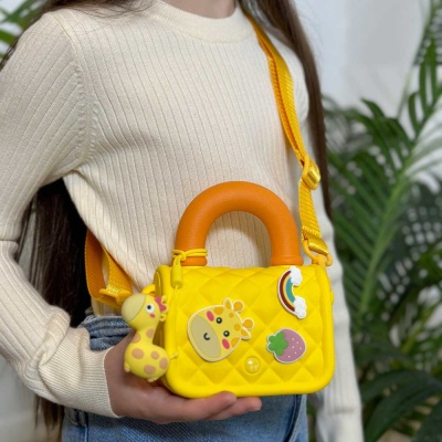 Сумочка-мини детская дизайнерская Koool K54 жёлтая 2