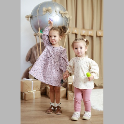 Блузка Розовые цветы Чуди Кидс 506625Ц1-1 экрю 05