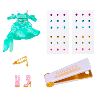 Кукла Rainbow High Dazzling Селин MGA  70781 берюзовая 