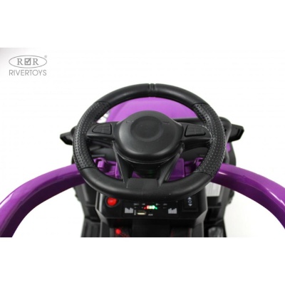 Детский электромобиль RiverToys G005GG фиолетовый