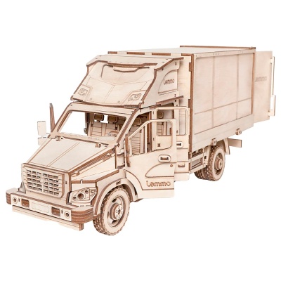 Конструктор 3D деревянный Фургон Лито 240 деталей Lemmo 0142 1