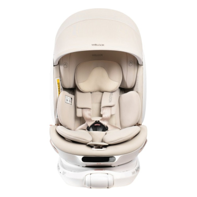 Автокресло Welldon Smarturn Air i-Size Ivory молочный 05