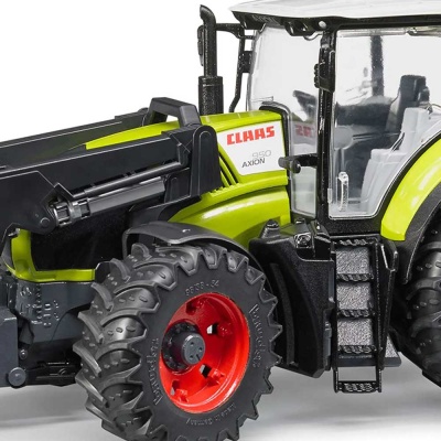 Трактор Claas Axion 950 c погрузчиком Bruder 03-013 4