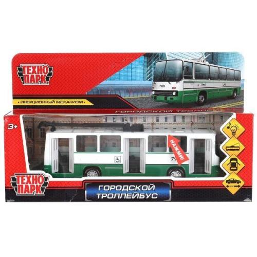 Игрушка Городской троллейбус Технопарк IKATROLL-17SL-GNWH фото 2