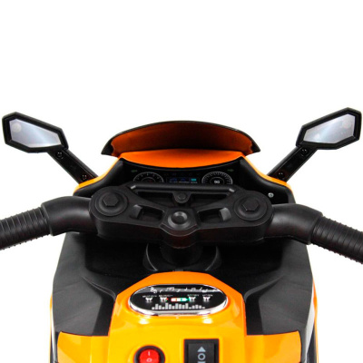 Детский электротрицикл RiverToys K002PX желтый