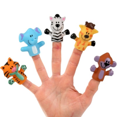Набор игрушек для ванны Пальчиковый театр Зоопарк Капитошка TLX-38-R 04