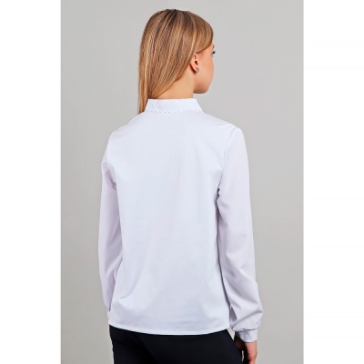 Блузка школьная для девочки Deloras C64276 белая 3