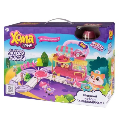 Игровой набор Хома Дома Хомамаркет с флокированным питомцем 1Toy Т24300-1