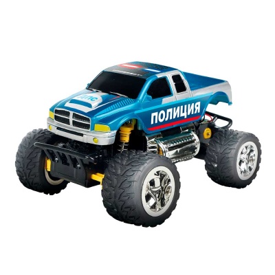 Машинка на радиоуправлении Джип Монстр трак Полиция Crossbot 870608