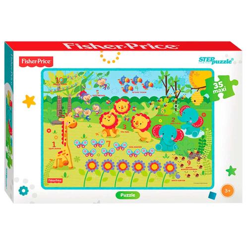 Пазл для малышей Fisher Price 35 элементов Step Puzzle 91224